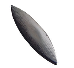 Convex Lozenge Shaped Oboe plaque, Ebony - Crook and Staple